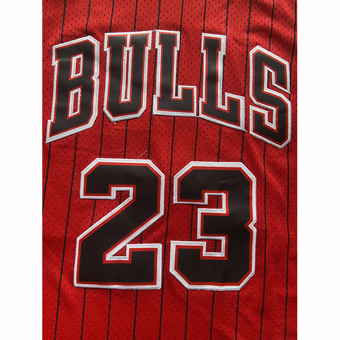 Camiseta Chicago Bulls Michael Jordan NO 23 Mitchell & Ness 1997-98 Rojo1